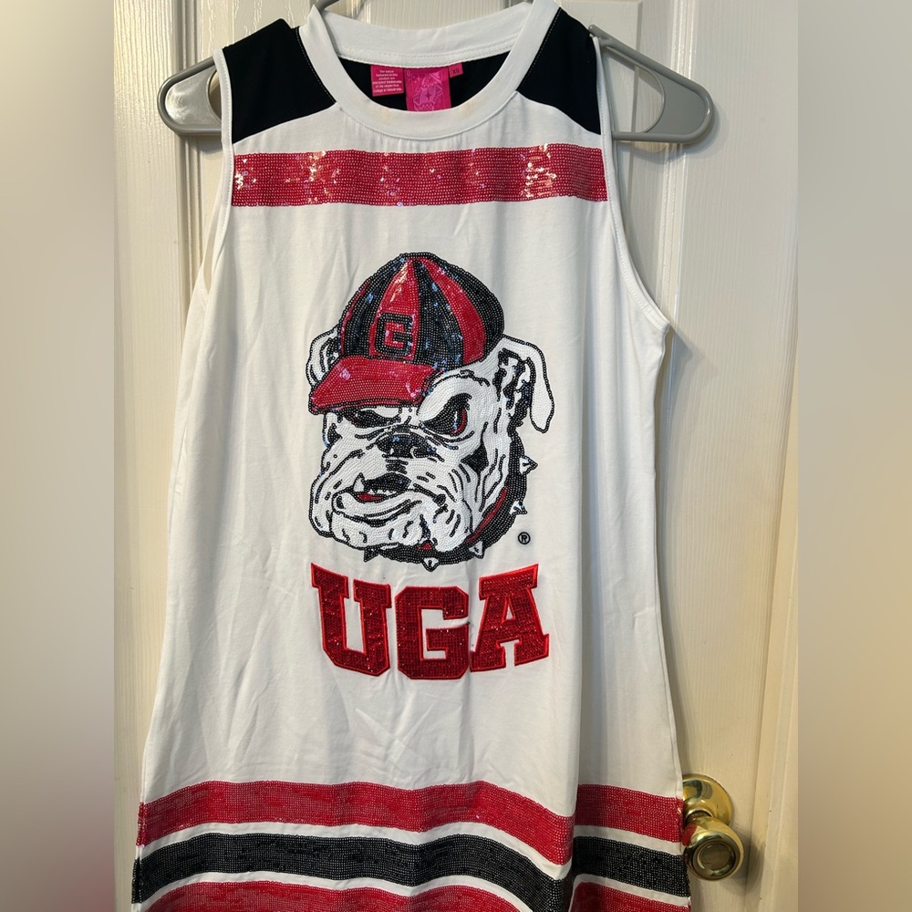 UGA Bulldog Sequin Dress